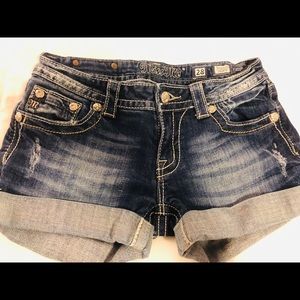 Size 28 Miss Me Jean Shorts
